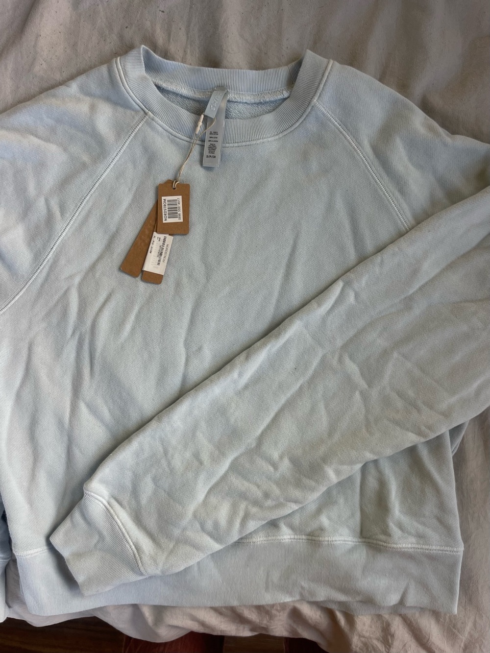 SKIMS Light Blue Crewneck Sweater